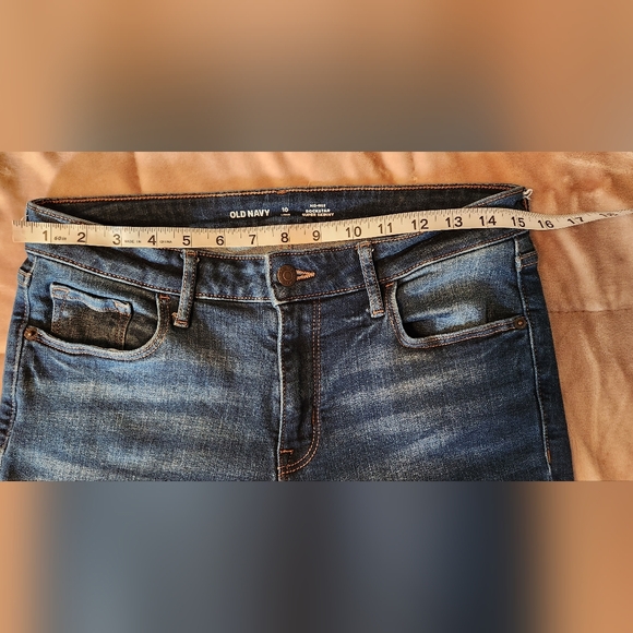 Old Navy Rockstar Super Skinny Dis-stressed Women's Jeans Size 10 Long - Picture 9 of 9